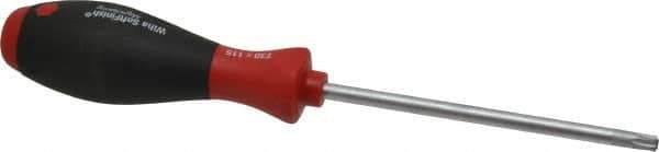 Wiha - T30 Torx Driver - 115mm Blade Length, 9-1/8" OAL, Ergonomic Handle - All Tool & Supply