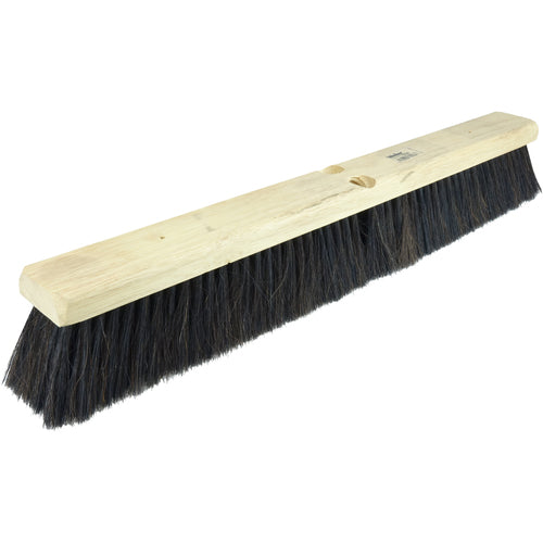 18″ Medium Sweep Floor Brush, Horsehair and Polystyrene Border w/Black Polypropylene - All Tool & Supply