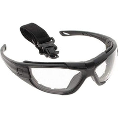 Radians - Safety Glasses - CLR A/F LENS BLK FRM CUATRO 4-N-1 FOAM LND GLS - All Tool & Supply