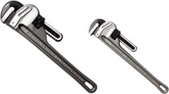 Paramount - 2 Piece, 0" to 1-1/2" & 0" to 2-1/2", Straight Pipe Wrench Set - Inch Measurement Standard - All Tool & Supply