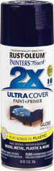 Rust-Oleum - Navy Blue, Gloss, Enamel Spray Paint - 8 Sq Ft per Can, 12 oz Container, Use on Multipurpose - All Tool & Supply