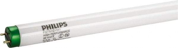 Philips - 32 Watt Fluorescent Tubular Medium Bi-Pin Lamp - 4,100°K Color Temp, 2,950 Lumens, T8, 30,000 hr Avg Life - All Tool & Supply