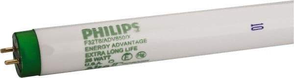 Philips - 25 Watt Fluorescent Tubular Medium Bi-Pin Lamp - 5,000°K Color Temp, 2,400 Lumens, T8, 36,000 hr Avg Life - All Tool & Supply