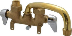 B&K Mueller - Standard, Two Handle Design, Brass, Clamp, Laundry Faucet - 6 Inch Spout, Lever Handle - All Tool & Supply