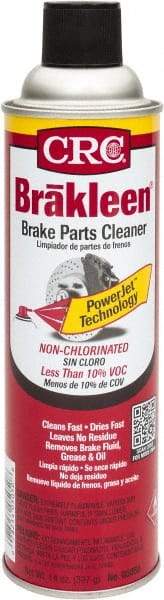 CRC - Low VOC Nonchlorinated Brake Parts Cleaner - 20 oz Aerosol Can, -100° F Freezing Point - All Tool & Supply