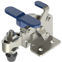 760 lbs Capacity - T-Handle - Adjustable U-Bar - Horizontal with Additional Locking Mechanism - Hold Down Action Toggle Clamp