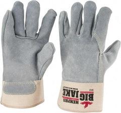 MCR Safety - Size XL General Protection Work Gloves - For General Purpose, Uncoated, Safety Cuff, Gray, Paired - All Tool & Supply