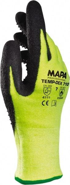 MAPA Professional - Size 2XL Thermal Acrylic Lined Nitrile Heat Resistant Glove - 10-1/4" OAL, Knit Wrist Cuff - All Tool & Supply