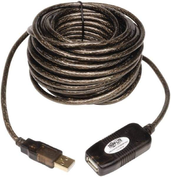 Tripp-Lite - 33' Long, USB A/A Computer Cable - Black, Male x Female - All Tool & Supply