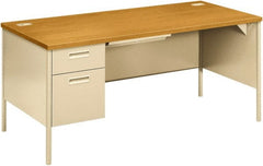 Hon - Office Cubicle Workstations & Worksurfaces Type: Single Left Pedestal Workstation Desk Width (Inch): 68-3/4 - All Tool & Supply