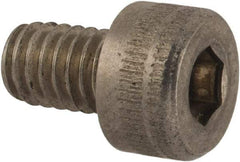 Holo-Krome - M4x0.70 Metric Coarse Hex Socket Drive, Socket Cap Screw - Grade Austenitic A4 Stainless Steel, Uncoated, Fully Threaded, 6mm Length Under Head - All Tool & Supply