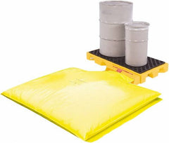 UltraTech - 77 Gal Sump, 3,000 Lb Capacity, 2 Drum, Polyethylene Spill Deck or Pallet - Exact Industrial Supply