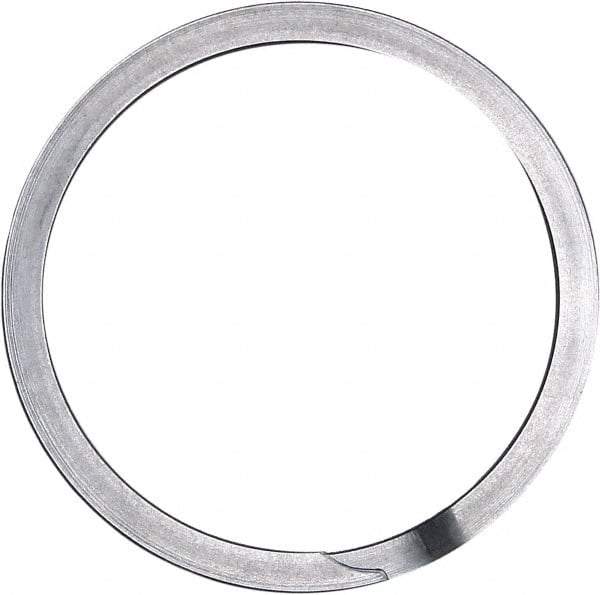 Rotor Clip - 2.602" Groove Diam, 2-3/4" Shaft Diam, Oil Stainless Steel, Spiral External Retaining Rings - 0.103" Groove Width, 0.074" Groove Depth, 0.093" Ring Thickness, Grade 302 - All Tool & Supply