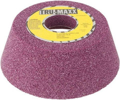 Tru-Maxx - 5" Diam x 1-1/4" Hole x 1-3/4" Thick, K Hardness, 46 Grit Surface Grinding Wheel - Aluminum Oxide, Type 11, Coarse Grade, Vitrified Bond, No Recess - All Tool & Supply