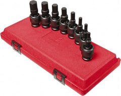 Sunex Tools - 8 Piece 1/2" Drive Metric Impact Hex Bit Socket Set - 6 to 19mm Hex - All Tool & Supply