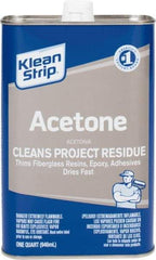 Klean-Strip - 1 Qt Acetone - Comes in Metal Can - All Tool & Supply