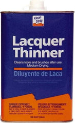 Klean-Strip - 1 Qt Lacquer Thinner SCAQMD - 24 gL VOC Content, Comes in Metal Can - All Tool & Supply