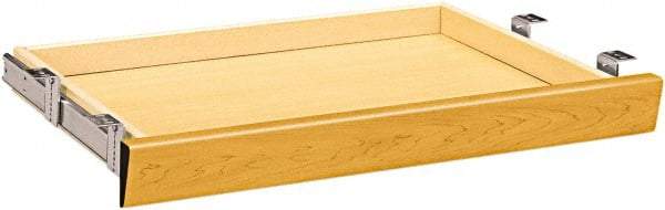 Hon - Laminate Center Drawer Desk with Center Drawer - 29.88" Wide x 24" Deep x 3" High, Harvest Gold - All Tool & Supply