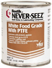 Bostik - 14 oz Can High Temperature Anti-Seize Lubricant - With PTFE, -5 to 475°F, White, Food Grade, Water Resistant - All Tool & Supply