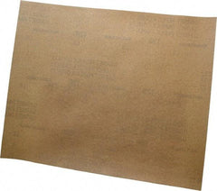 Norton - 120 Grit, Garnet Sanding Sheet - 11" Long x 9" Wide, Fine Grade, A Weighted Paper Backing - All Tool & Supply