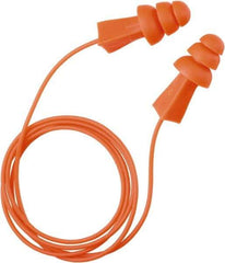 Tasco - Reusable, Corded, 27 dB, Flange Earplugs - Orange - All Tool & Supply