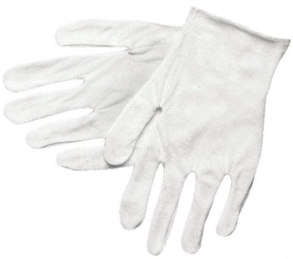 MCR Safety - Size L (9) Cotton General Protection Work Gloves - For Inspection, Uncoated, Full Fingered, White, Paired - All Tool & Supply