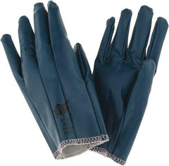 PIP - Nitrile Coated Cotton General Protection Work Gloves - For General Purpose, Fully Coated, Slip-On Cuff, Full Fingered, Blue, Paired - All Tool & Supply