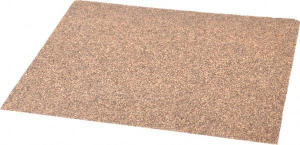 Norton - 36 Grit, Aluminum Oxide Sanding Sheet - 11" Long x 9" Wide, Very Coarse Grade, D Weighted Paper Backing - All Tool & Supply