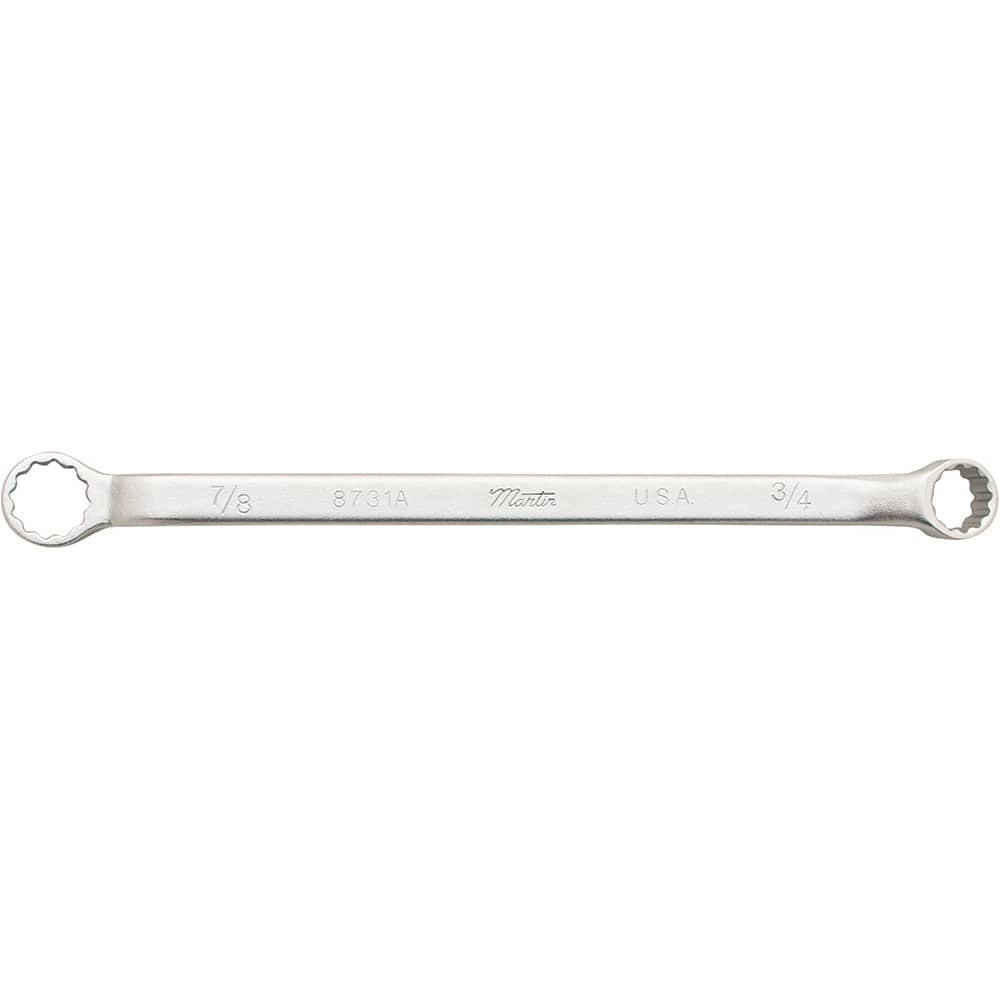 Martin Tools - Box Wrenches; Wrench Type: Offset; Box ; Tool Type: Double Box End ; Size (Inch): 1-5/16 x 1-1/2 ; Number of Points: 12 ; Head Type: Box End ; Finish/Coating: Chrome - Exact Industrial Supply