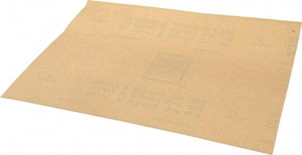 Norton - 220 Grit, Aluminum Oxide Sanding Sheet - 11" Long x 9" Wide, Very Fine Grade, A Weighted Paper Backing - All Tool & Supply