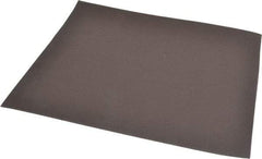 Made in USA - 320 Grit, Aluminum Oxide Sanding Sheet - 11" Long x 9" Wide, Extra Fine Grade, J Weighted Cloth Backing - All Tool & Supply