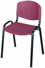 Safco - Burgundy Stackinging Chair - 21 Inch Wide x 18 Inch Deep x 7 Inch High - All Tool & Supply