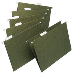 UNIVERSAL - 10 x 15", Legal, Green, Hanging File Folder - 1/3 Tab Cut Location - All Tool & Supply