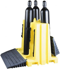 Enpac - Gas Cylinder Carts, Racks, Stands & Holders Type: Six Cylinder Floor Stand Rack Fits Cylinder Diameter: 3; 4; 5; 6; 7; 8; 9; 10 (Inch) - All Tool & Supply