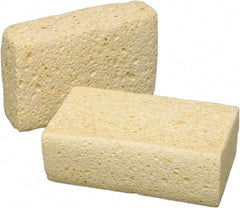 Ability One - 6-1/4" Long x 2-1/8" Wide x 1" Thick Scouring Sponge - Nonabrasive, Tan - All Tool & Supply