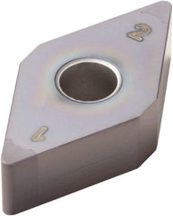 Seco - DNGA443 Grade CBN060K PCBN Turning Insert - TiSiAlN Finish, 55° Diamond, 1/2" Inscr Circle, 1/4" Thick, 3/64" Corner Radius - All Tool & Supply