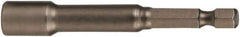 Wiha - 5/16" Magnetic Nutsetter - 1/4" Hex Drive, 6" OAL - All Tool & Supply