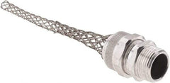 Woodhead Electrical - 14.4 to 17.45mm Capacity, Liquidtight, Straight Strain Relief Cord Grip - 1 NPT Thread, 6-1/2" Long, Aluminum - All Tool & Supply