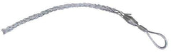 Woodhead Electrical - Offset Eye, Split Lace, Steel Wire Pulling Grip - 14" Mesh, 1-1/4 to 1.49" Cable Diam - All Tool & Supply