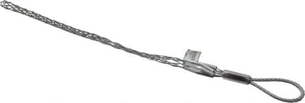 Woodhead Electrical - Flexible Eye, Closed Mesh, Steel Wire Pulling Grip - 14-3/4" Mesh, 3/4 to 0.99" Cable Diam - All Tool & Supply