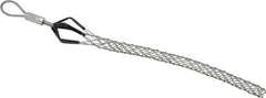 Woodhead Electrical - Flexible Eye, Closed Mesh, Steel Wire Pulling Grip - 7" Mesh, 0.37 to 0.49" Cable Diam - All Tool & Supply