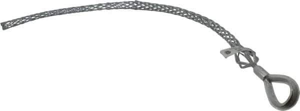 Woodhead Electrical - Flexible Eye, Closed Mesh, Steel Wire Pulling Grip - 18" Mesh, 3/4 to 0.99" Cable Diam - All Tool & Supply