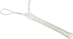 Woodhead Electrical - Double Eye, Closed Mesh, Bronze Wire Pulling Grip - 20" Mesh, 1-3/4 to 1.99" Cable Diam - All Tool & Supply