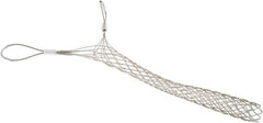 Woodhead Electrical - Double Eye, Closed Mesh, Bronze Wire Pulling Grip - 22" Mesh, 2 to 2.49" Cable Diam - All Tool & Supply