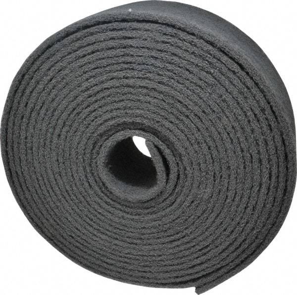 Norton - 30' Long x 4" Wide Nonwoven Roll - Very Fine Grade, Gray, Silicon Carbide - All Tool & Supply