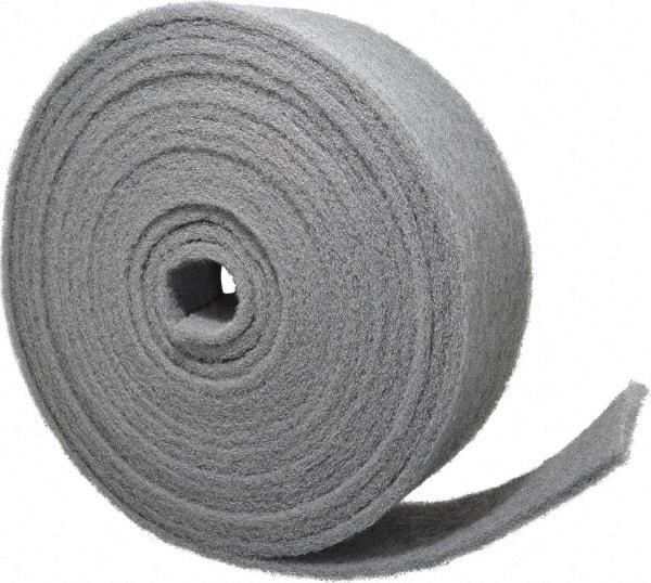 Norton - 30' Long x 4" Wide Nonwoven Roll - Very Fine Grade, Gray, Silicon Carbide - All Tool & Supply