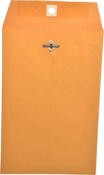 UNIVERSAL - 9" Long x 6" Wide Clasp with Gummed Flap Kraft Envelope - 28 Lb Paper Weight - All Tool & Supply