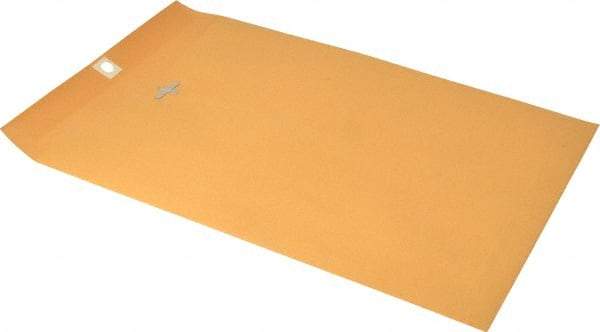 UNIVERSAL - 12" Long x 9" Wide Clasp with Gummed Flap Kraft Envelope - 28 Lb Paper Weight - All Tool & Supply