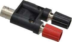 Pomona - Black Electrical Test Equipment Adapter - Use with Female BNC to Stackable Binding Posts - All Tool & Supply