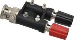 Pomona - Black Electrical Test Equipment Adapter - Use with Male BNC to Isolated Binding Posts - All Tool & Supply